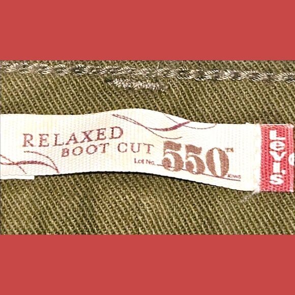 NEW LEVIS Relaxed Fit Boot Cut 550 Misses Levi's Jeans Size 8 - Picture 11 of 16